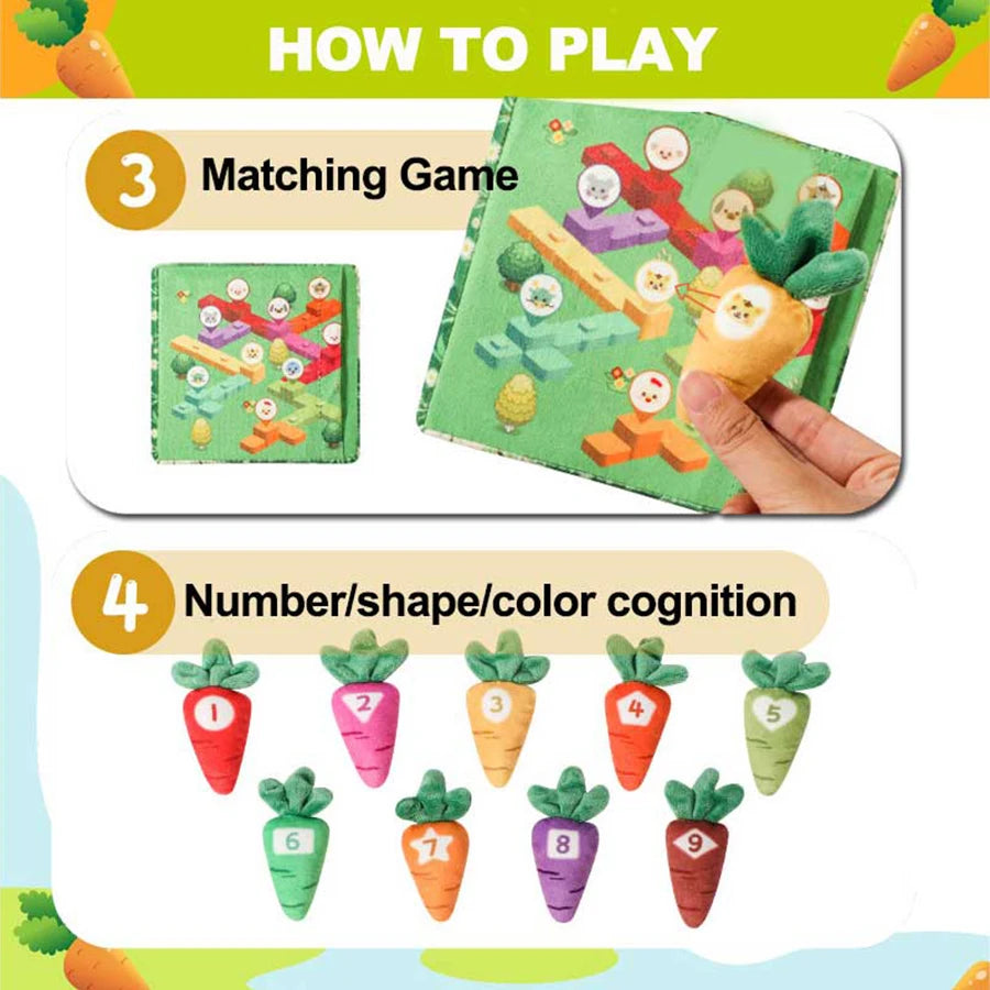 Montessori Carrot Pull Toddlers Toy