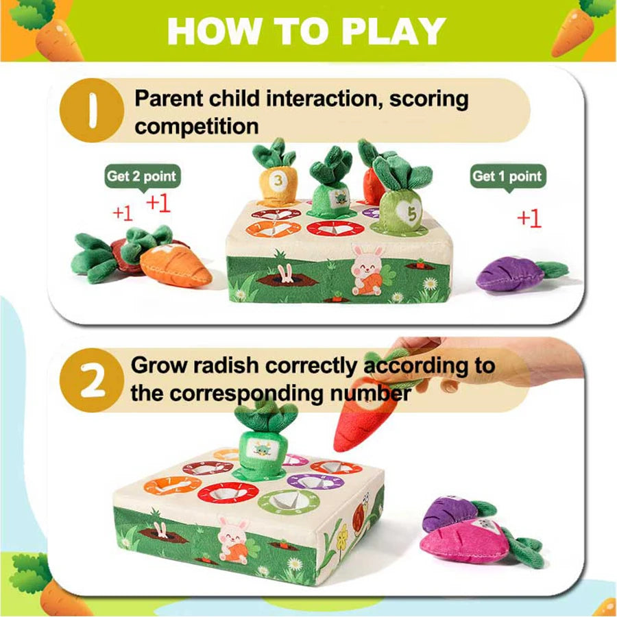 Montessori Carrot Pull Toddlers Toy