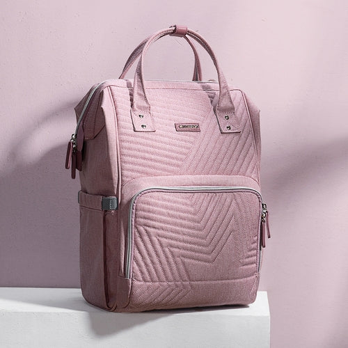 Quilted Diaper Bag Backpack – Stylish, Spacious & Waterproof