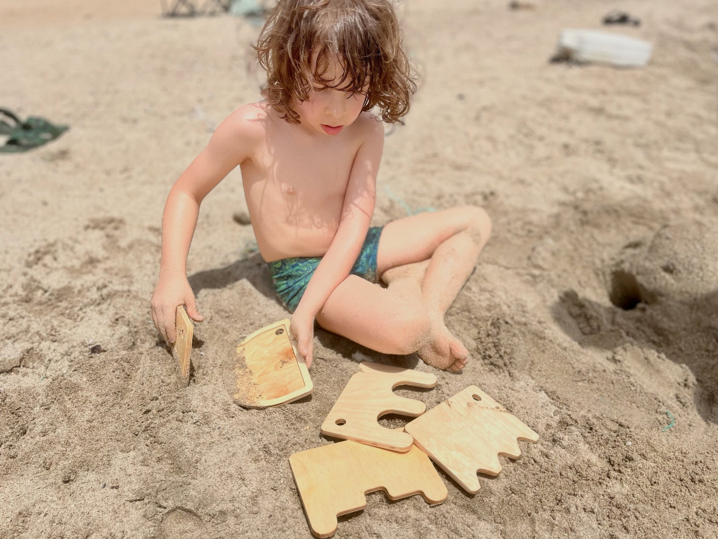 Montessori Wooden Shovel Set