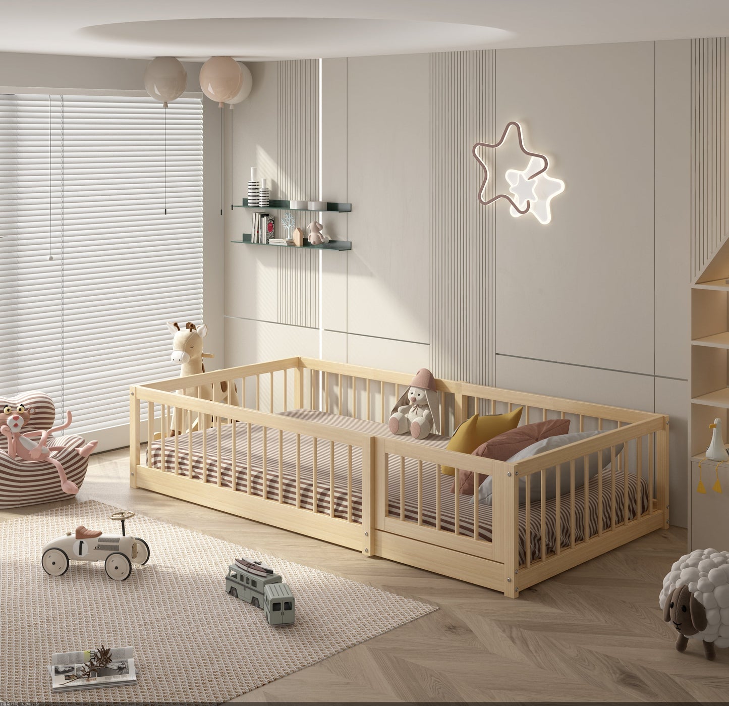 Montessori Dream Raft Floor Bed - Twin