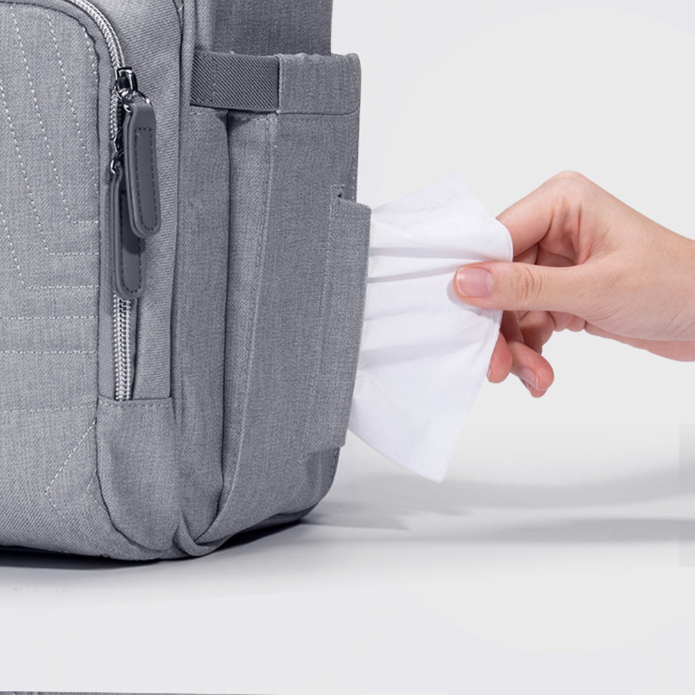 Quilted Diaper Bag Backpack – Stylish, Spacious & Waterproof