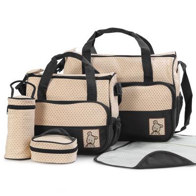 5-in-1 Deluxe Mummy Diaper Bag Set