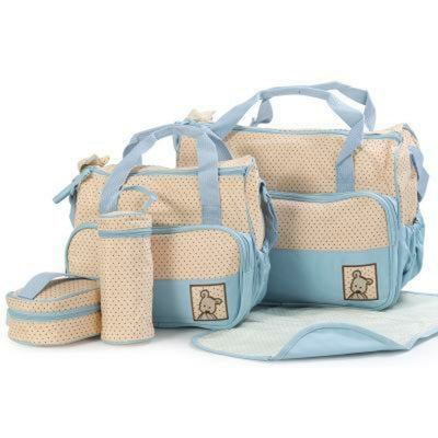 5-in-1 Deluxe Mummy Diaper Bag Set