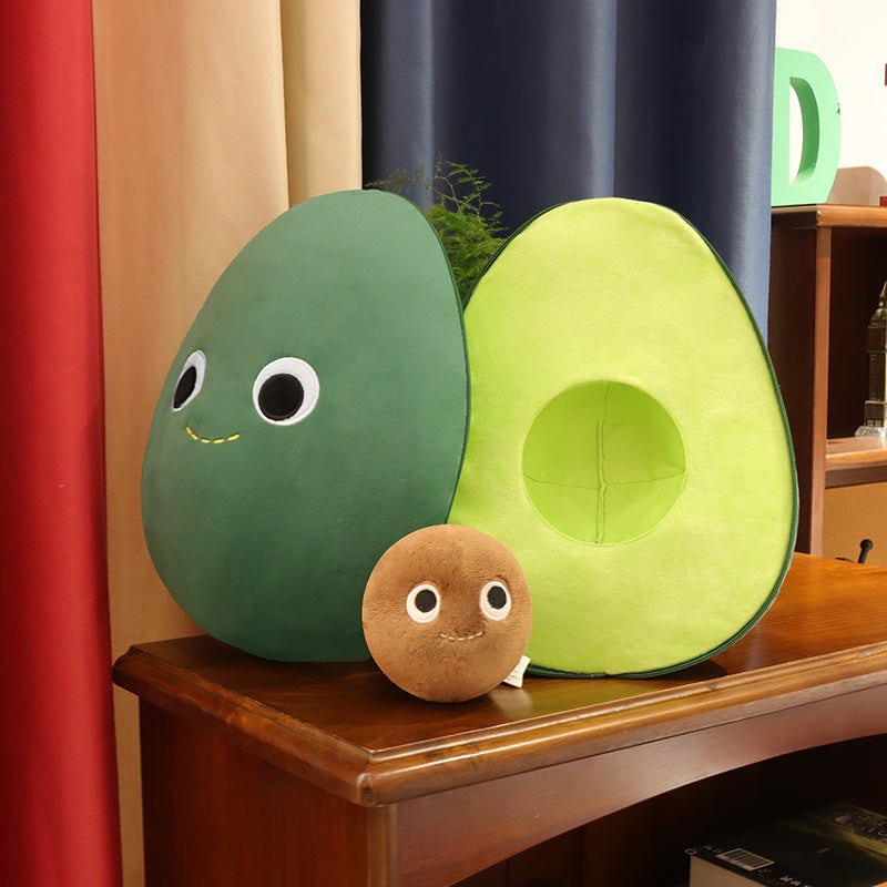 Soft Plush Avocado Pillow – Cuddly Toy