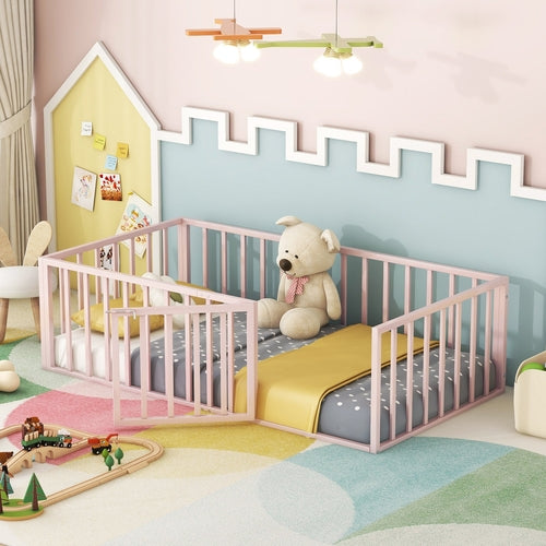 Pink Twin Size Floor Bed
