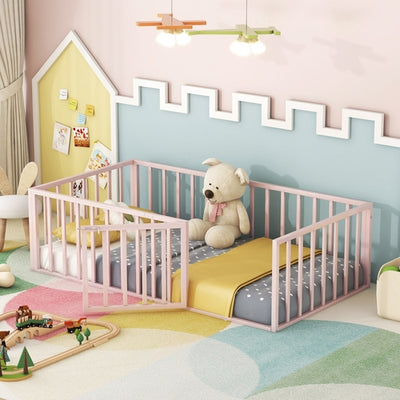 Pink Twin Size Floor Bed