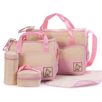 5-in-1 Deluxe Mummy Diaper Bag Set