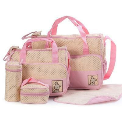 5-in-1 Deluxe Mummy Diaper Bag Set