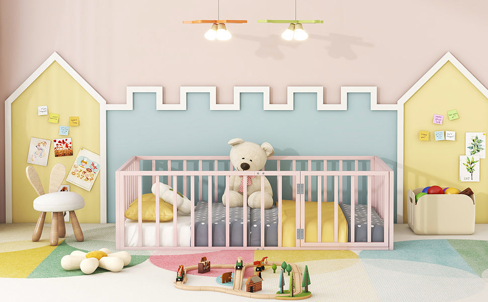 Pink Twin Size Floor Bed