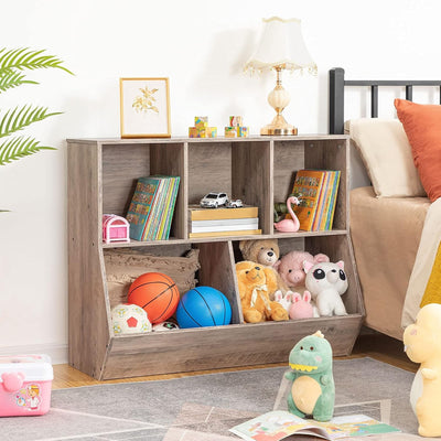 Kids Bookshelf & Toy Storage Organizer