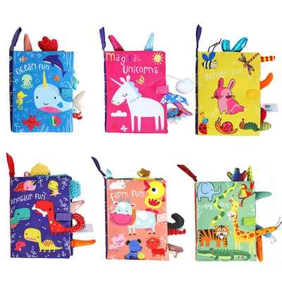 Animal Tails Cloth Book