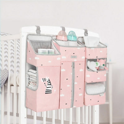 3-in-1 Bedside Crib Organizer & Nursery Caddy