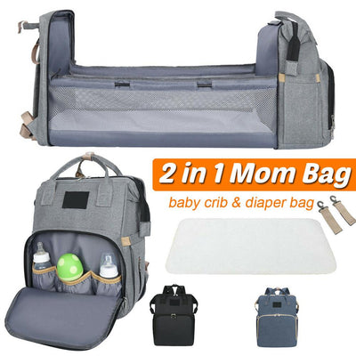 Convertible Baby Diaper Bag