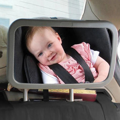 Adjustable Baby Car Mirror – Rear-Facing Headrest Mount