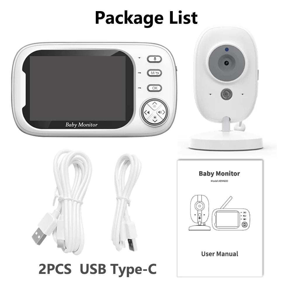 Baby Monitor with VOX, Night Vision & Two-Way Audio