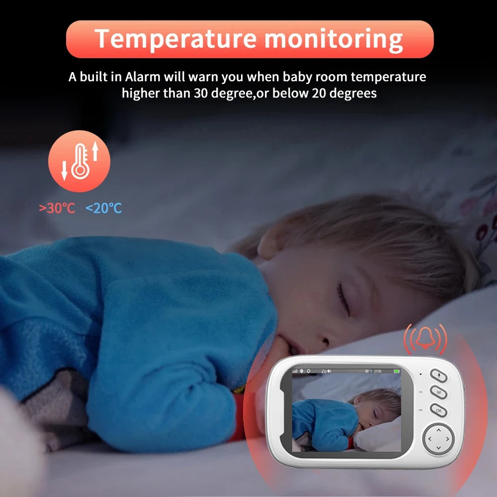 Baby Monitor with VOX, Night Vision & Two-Way Audio