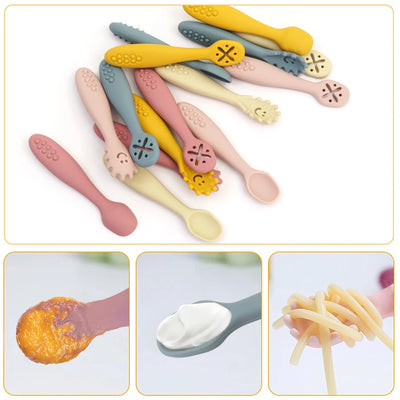 3PCS Cute Baby Utensils Set