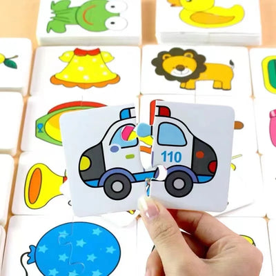 32 Pcs Enlightenment Card Matching Puzzle