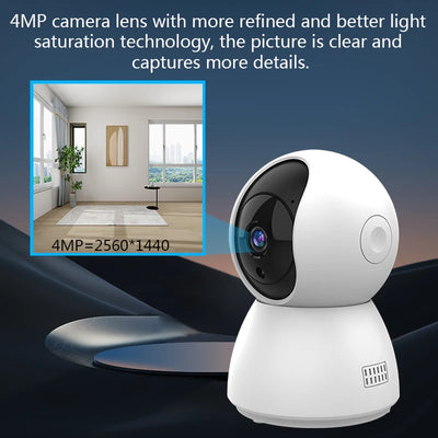 HD 4MP Tuya Smart Mini WiFi Camera Surveillance Camera