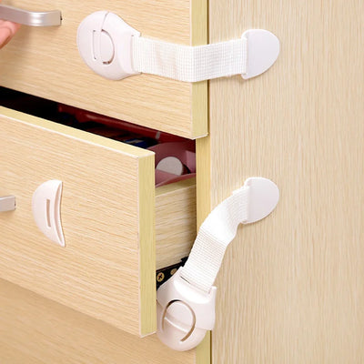 10pcs Child Safety Cabinet Lock – Baby Proof Drawer & Door Protector