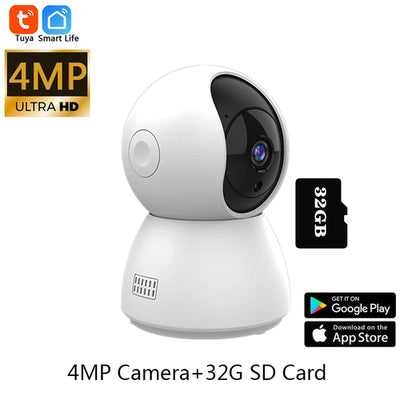 HD 4MP Tuya Smart Mini WiFi Camera Surveillance Camera