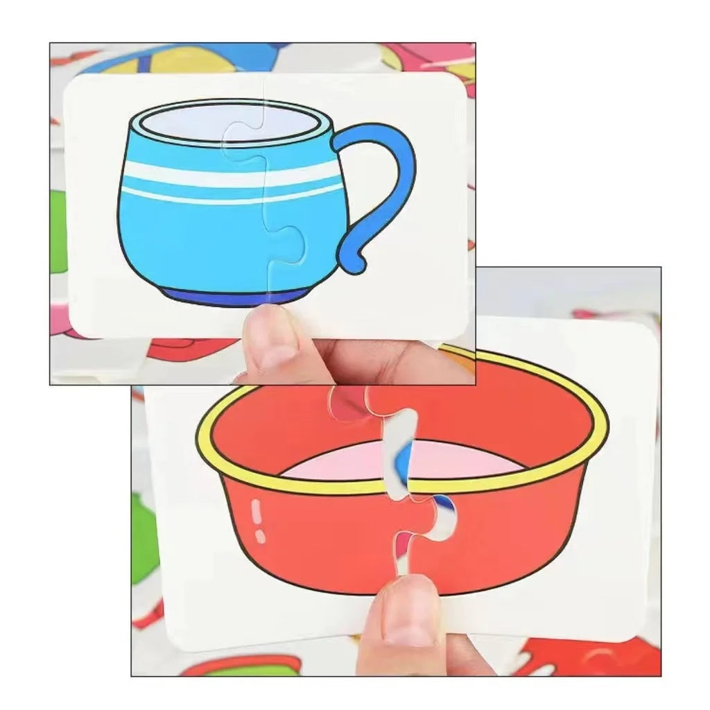32 Pcs Enlightenment Card Matching Puzzle