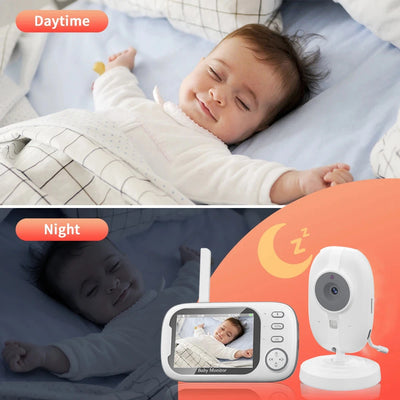Baby Monitor with VOX, Night Vision & Two-Way Audio