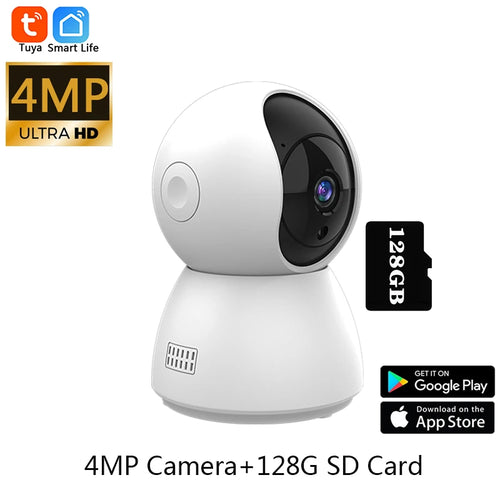 HD 4MP Tuya Smart Mini WiFi Camera Surveillance Camera