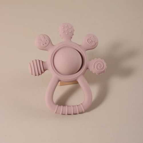 Silicone Palm Rattle Teether