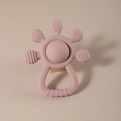 Silicone Palm Rattle Teether