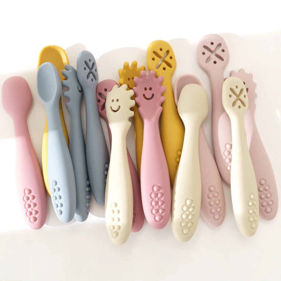 3PCS Cute Baby Utensils Set