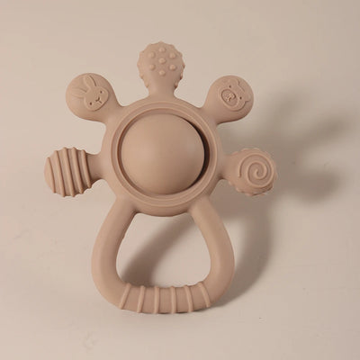 Silicone Palm Rattle Teether
