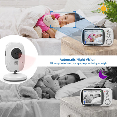 TakTark 3.2 Inch Wireless Video Baby Monitor With Lullabies