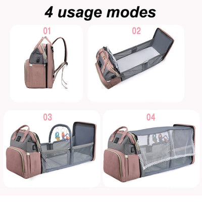 Diaper Bag with Changing Station, Foldable