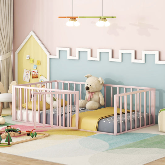 Pink Twin Size Floor Bed