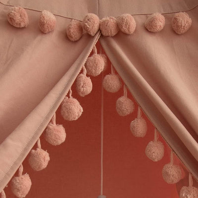 Kids Teepee Tent with Mat Foldable Indoor Outdoor
