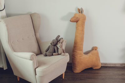 Giant Plush Alpaca Toy – Brown | Handmade