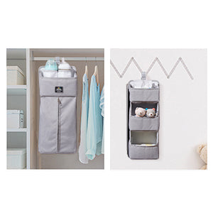 3-in-1 Bedside Crib Organizer & Nursery Caddy