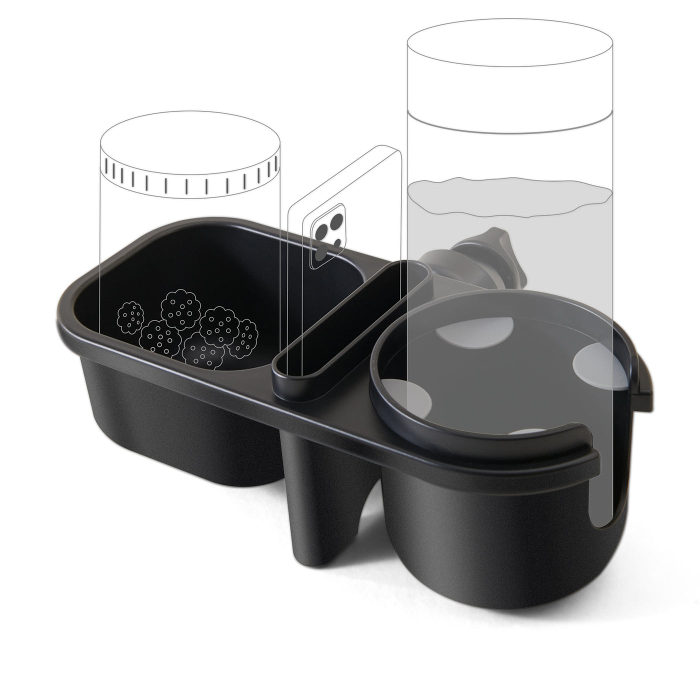 Baby Stroller Cup Holders 3 in 1