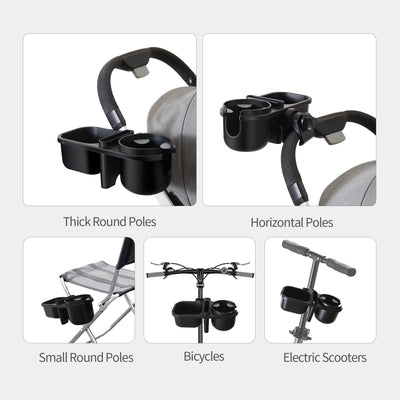 Baby Stroller Cup Holders 3 in 1