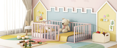 Pink Twin Size Floor Bed