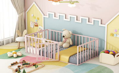 Pink Twin Size Floor Bed