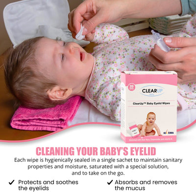 Eyelid Wipes - Soothing Care for Delicate Eyes (20-Unit Pack)